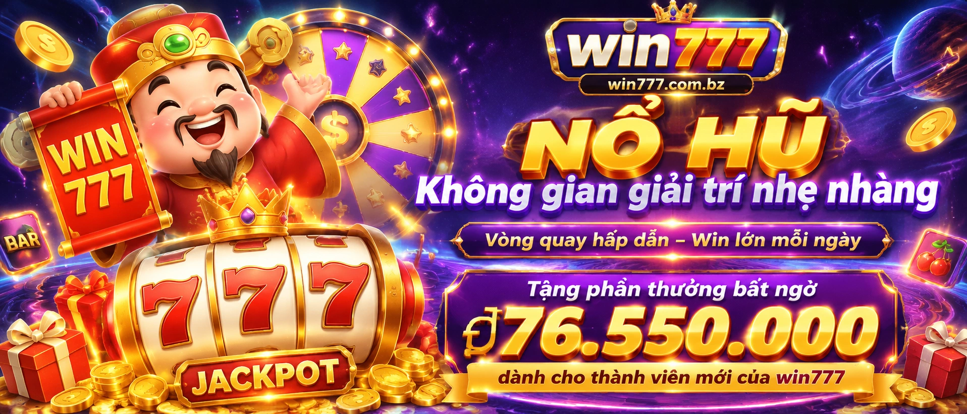Giao diện danh mục Nổ Hũ WIN777 theo mùa lễ và tuần thưởng